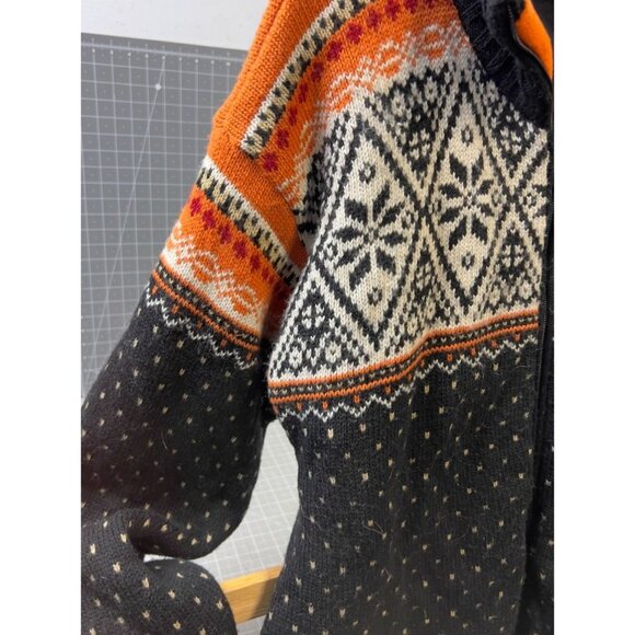 Disegna d'Italia Alpine Expedition Men's L Nordic Full-Zip Sweater Wool Blend - Picture 5 of 15